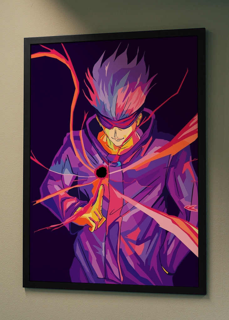 Gojo Satoru Wpap Pop Art