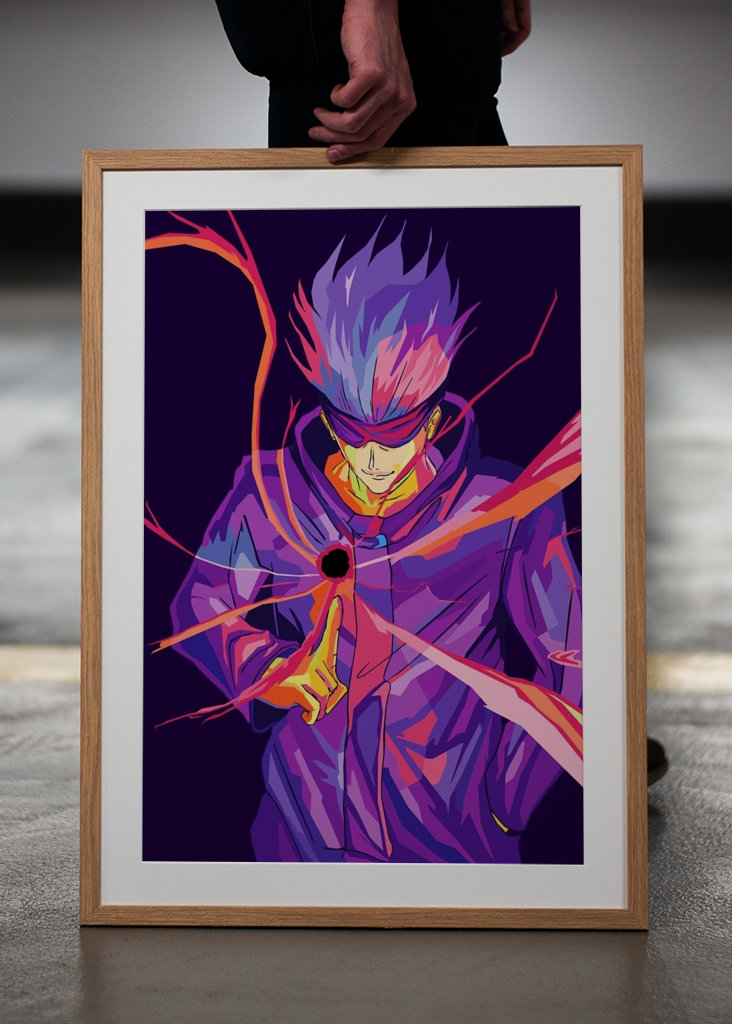 Gojo Satoru Wpap Pop Art