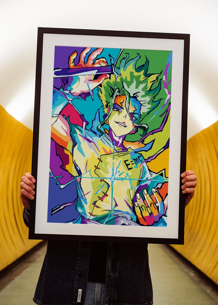 Senku Dr Stone Wpap Pop Art