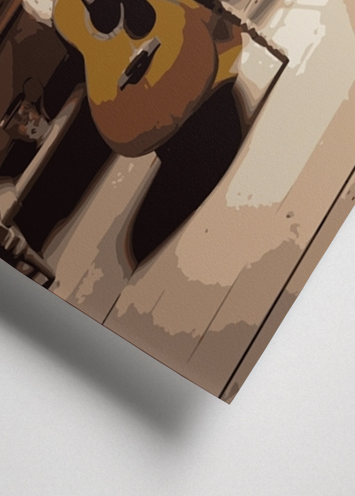 Gitara akustyczna w kolorze antycznym Liv