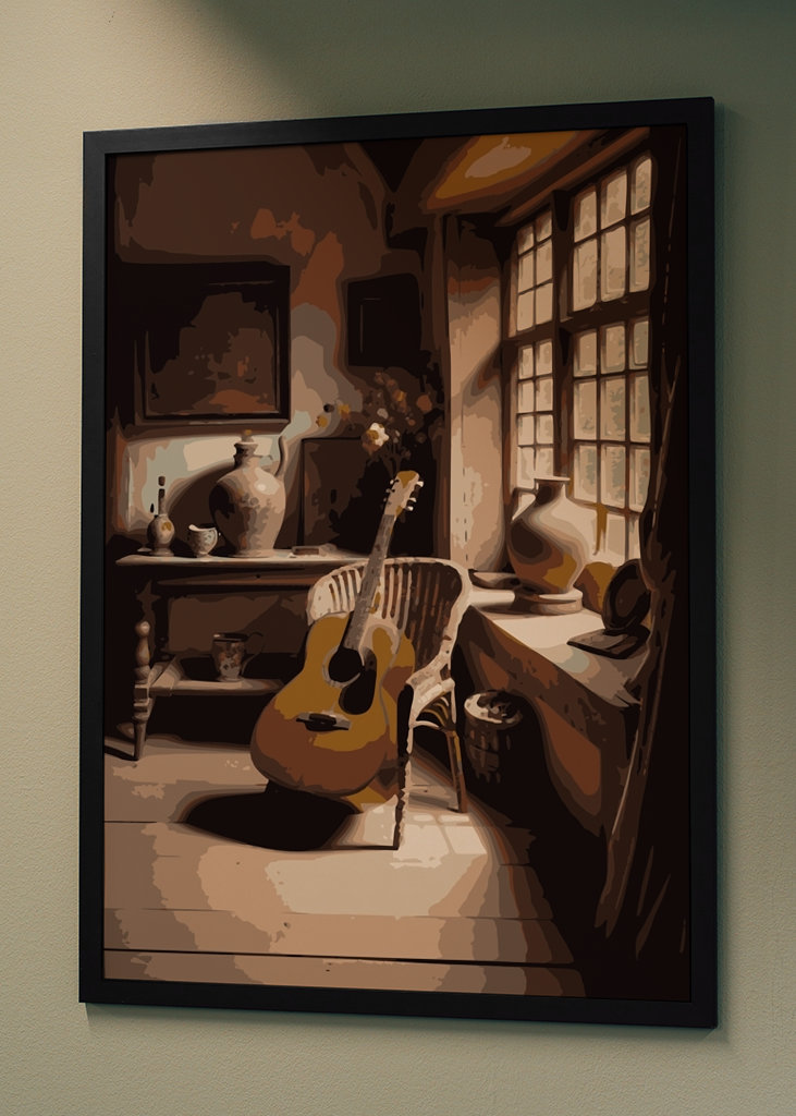 Gitara akustyczna w kolorze antycznym Liv