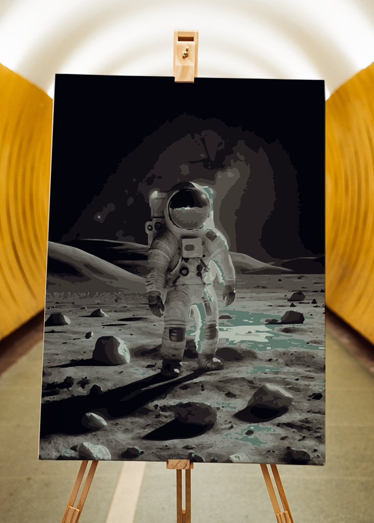 Astronauti zkoumají Měsíc