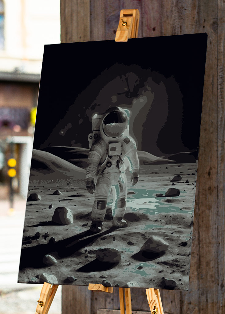 Astronauti zkoumají Měsíc