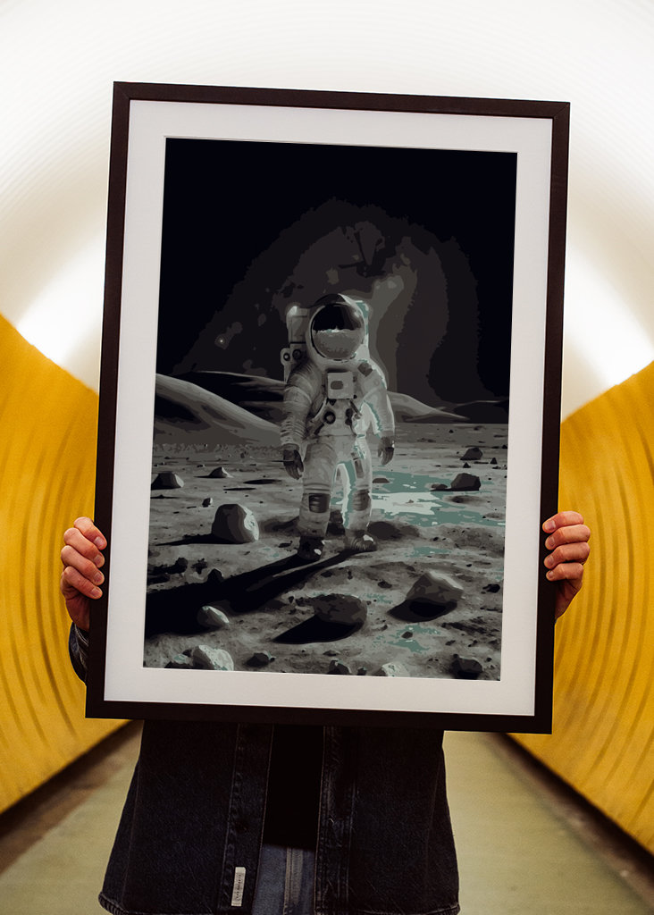 Astronauti zkoumají Měsíc