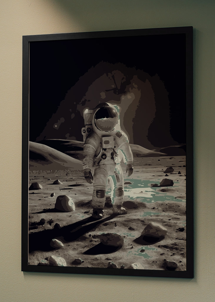 Astronauti zkoumají Měsíc