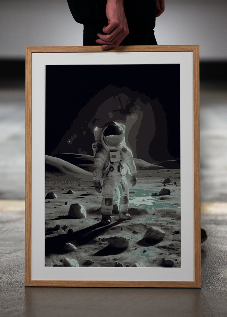 Astronauti zkoumají Měsíc