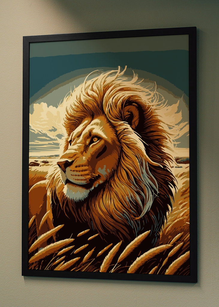 Savanna Leader Lion