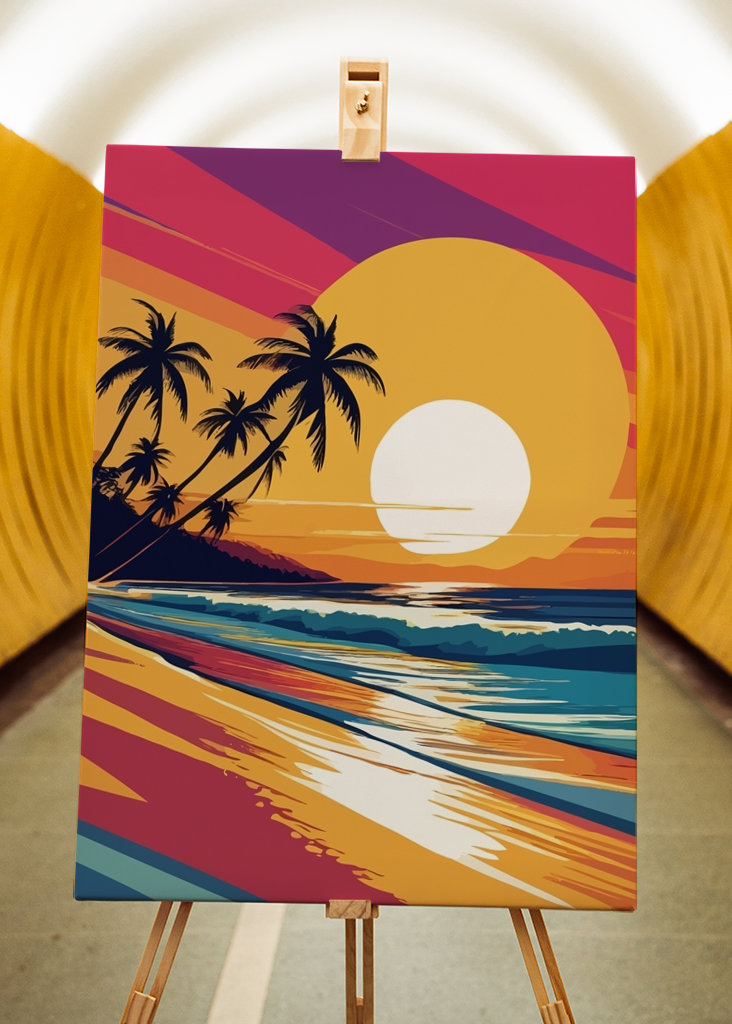 Glamouröser Sonnenuntergang