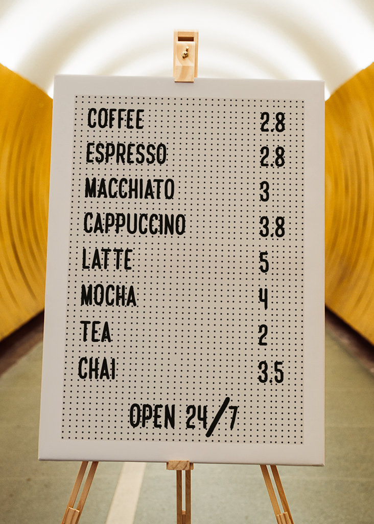 Café Coffee Menu