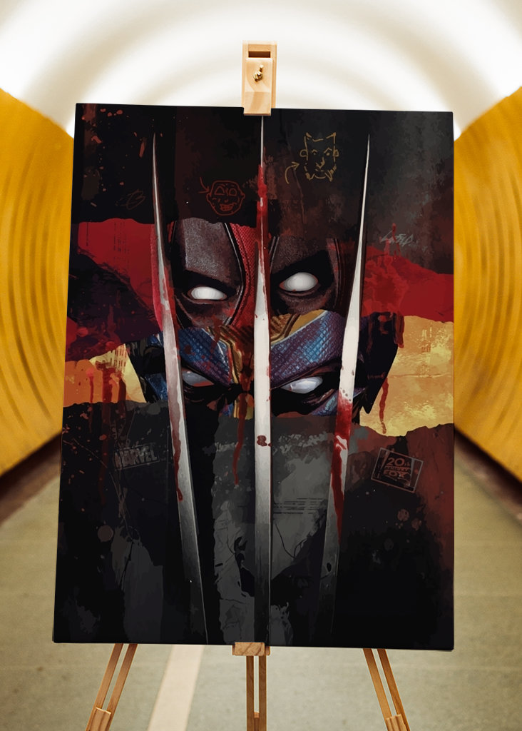 Dvě superhrdinské postavy