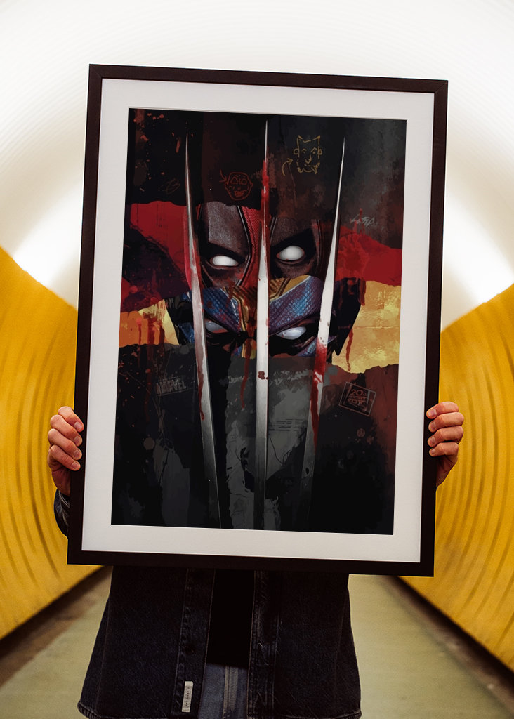 Dvě superhrdinské postavy