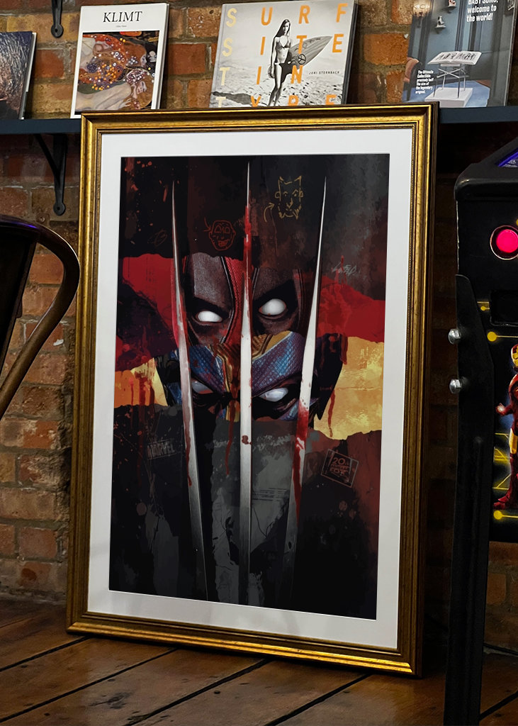 Dvě superhrdinské postavy