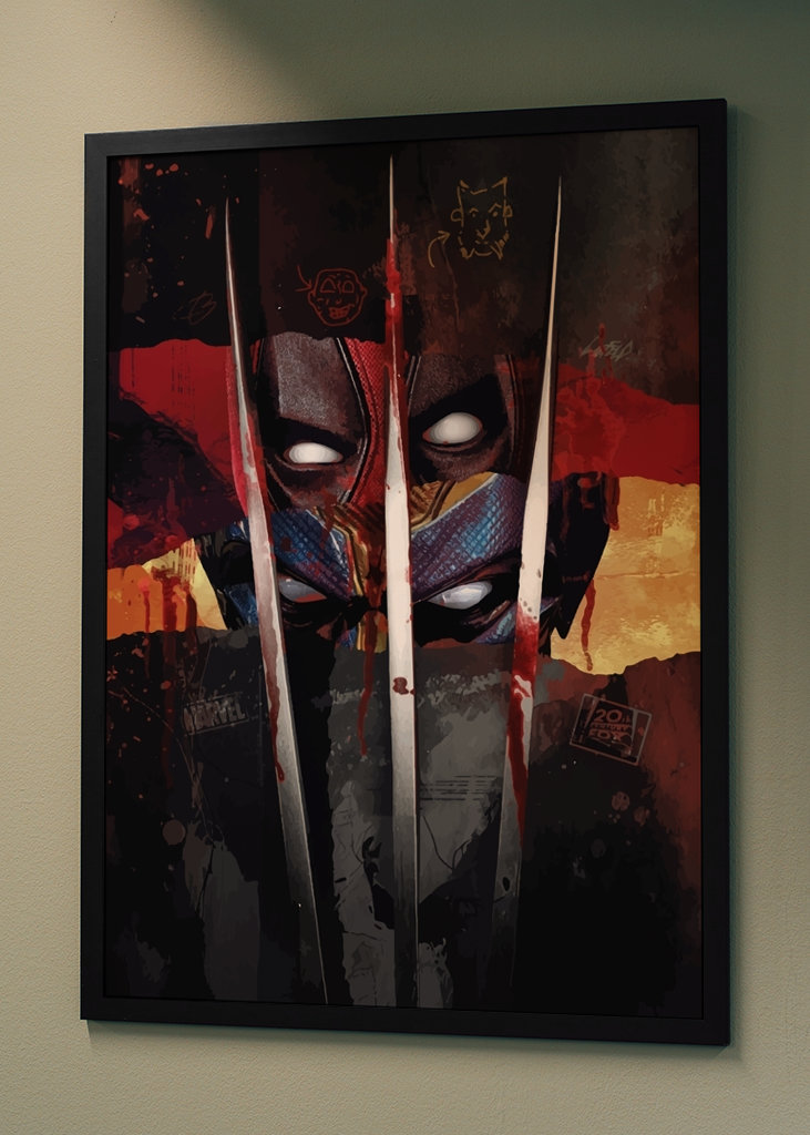 Dvě superhrdinské postavy