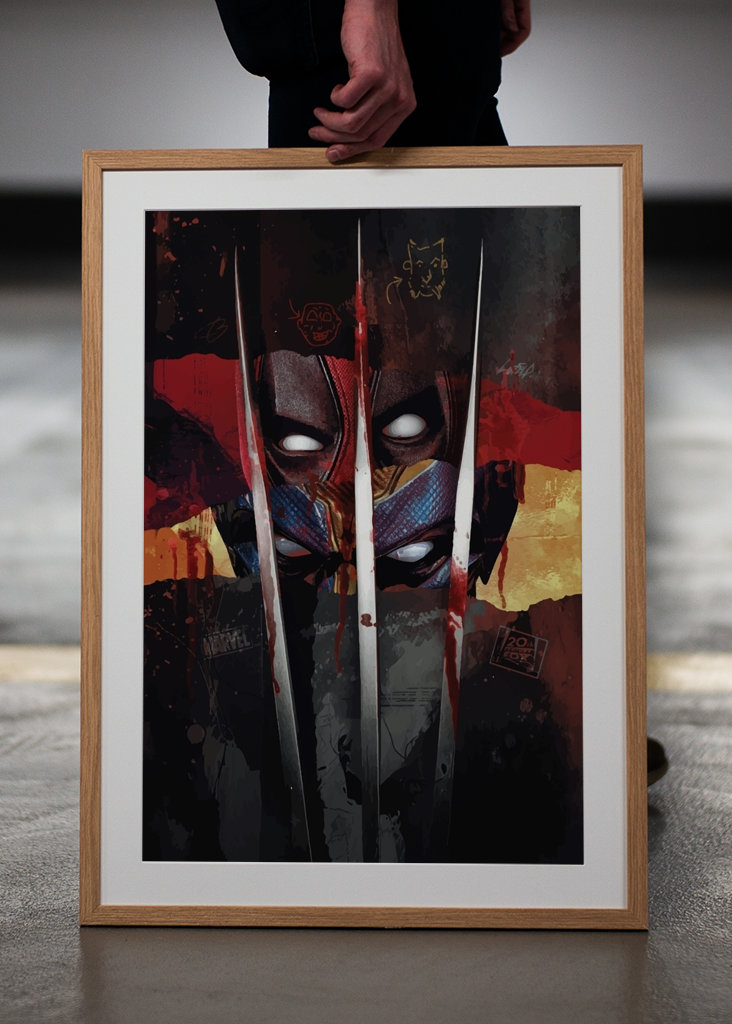 Dvě superhrdinské postavy