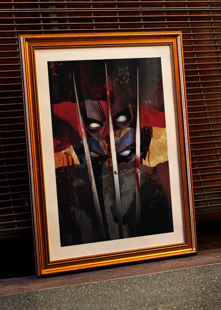 Dvě superhrdinské postavy