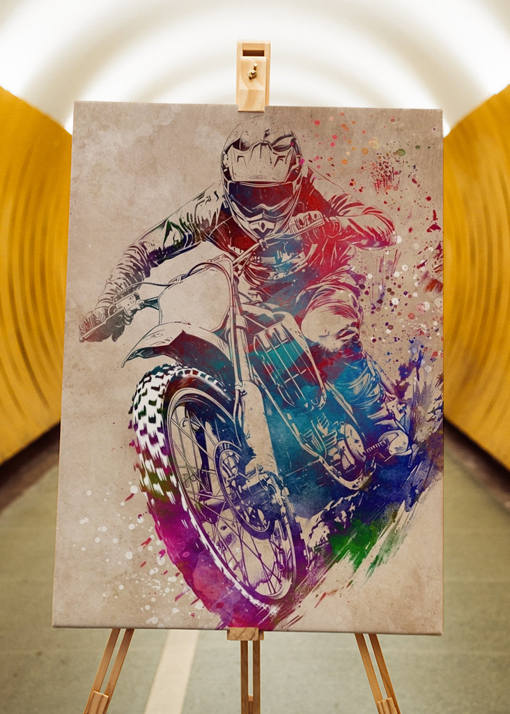 Motorradfahrer auf Tour 2