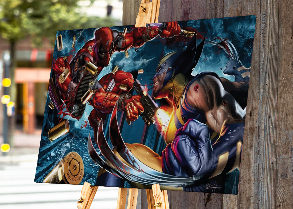 Boj se dvěma superhrdiny