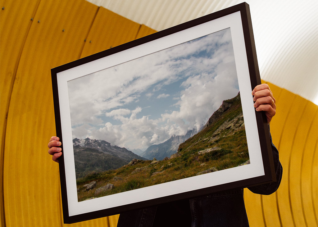 Näkymä Sveitsin Alpeille