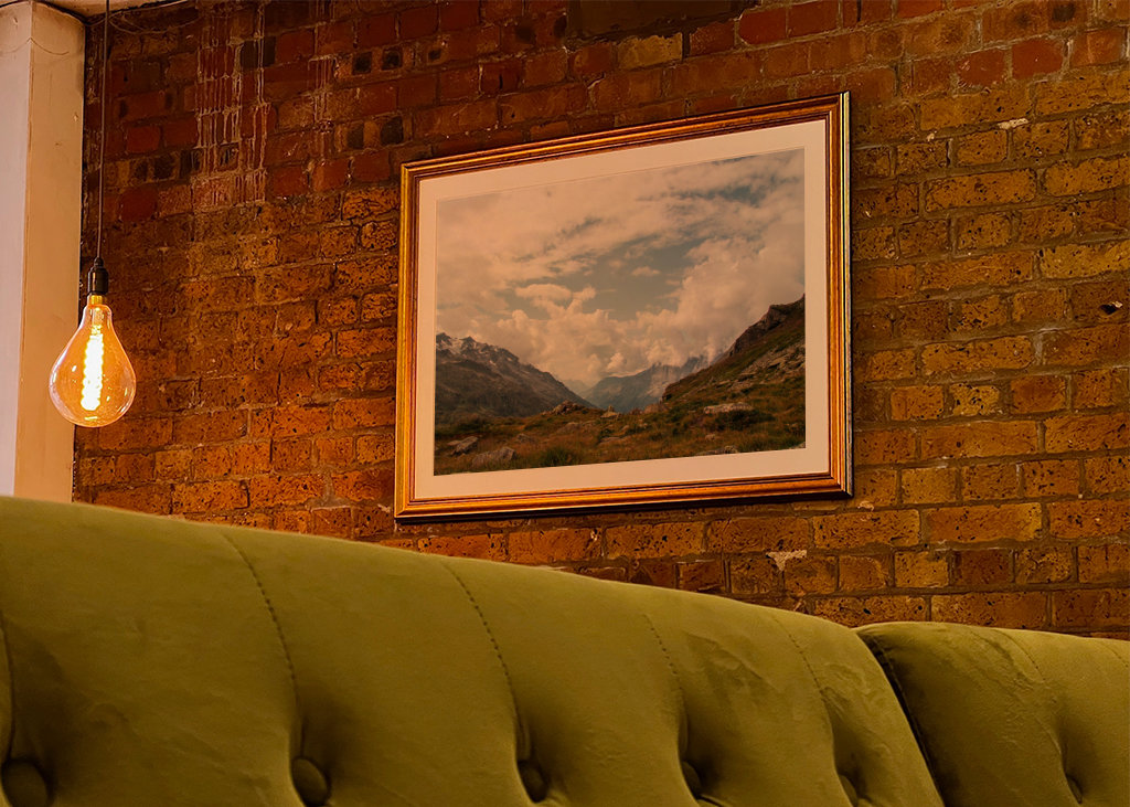 Näkymä Sveitsin Alpeille