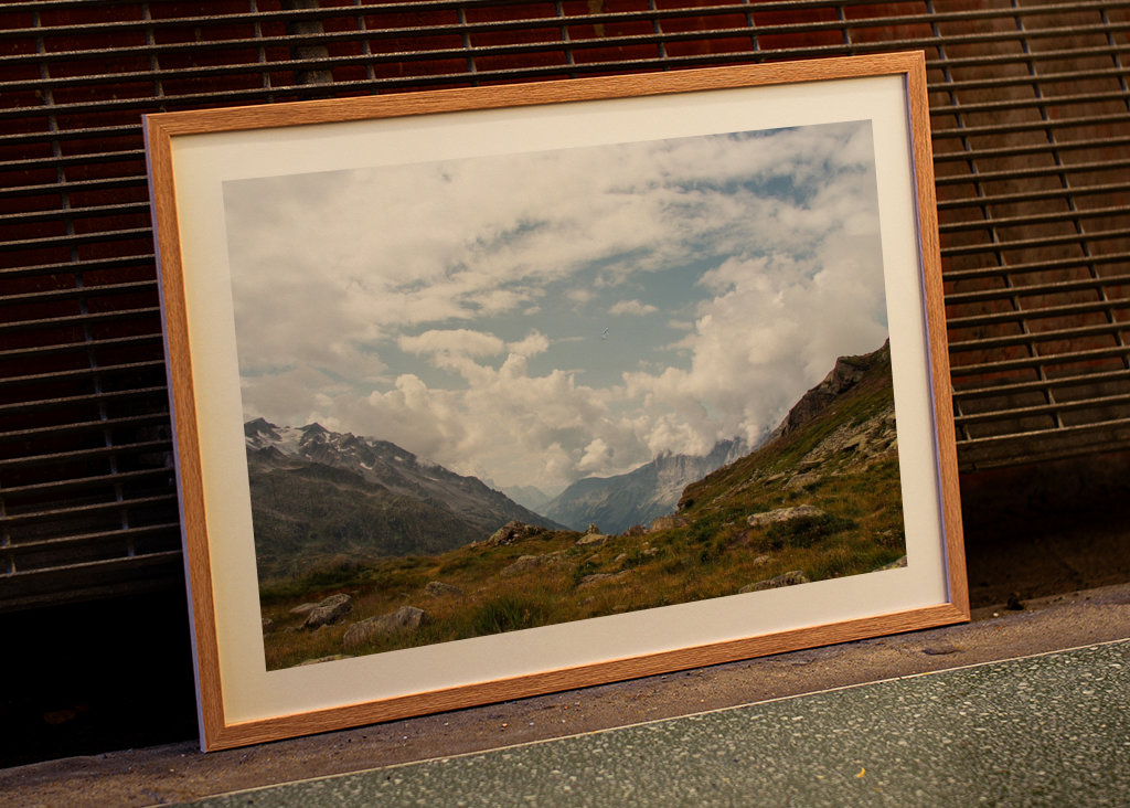 Näkymä Sveitsin Alpeille