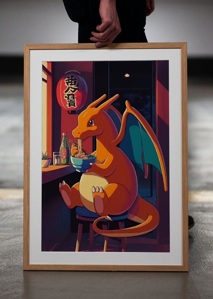 Charizard and Ramen Pokemon