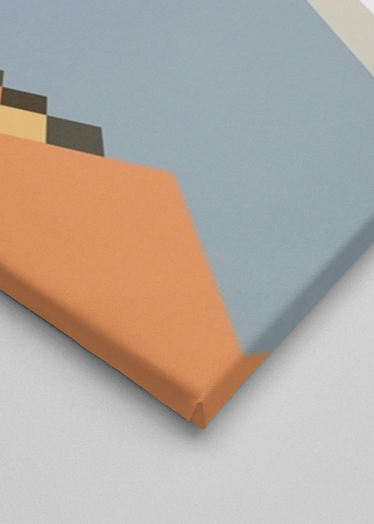 Escaleras a la puesta de sol