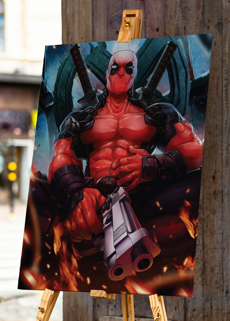 Divertido superhéroe