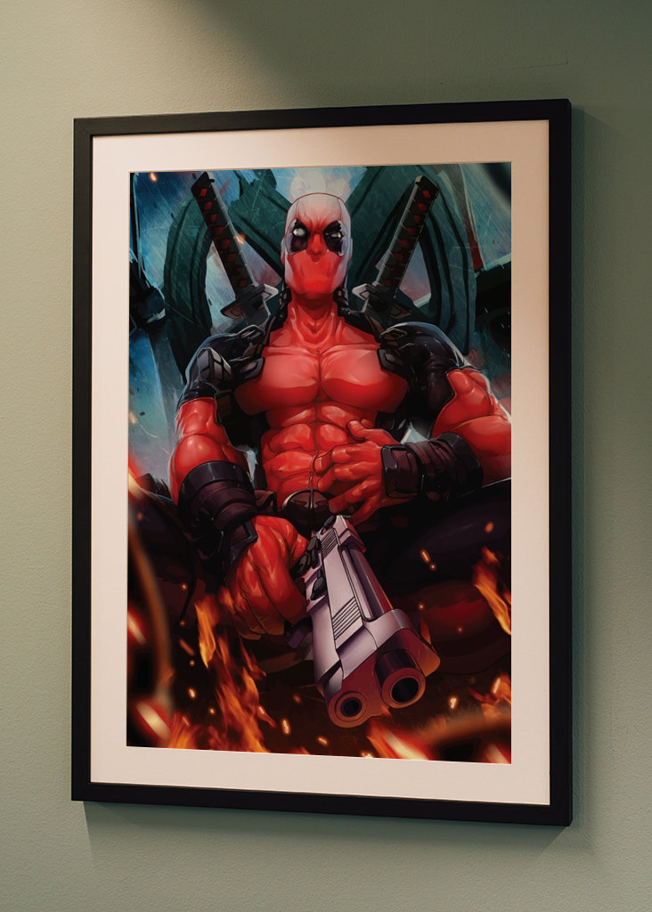 Divertido superhéroe