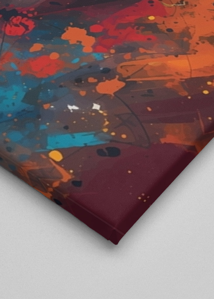 Legrační superhrdina abstraktní motiv