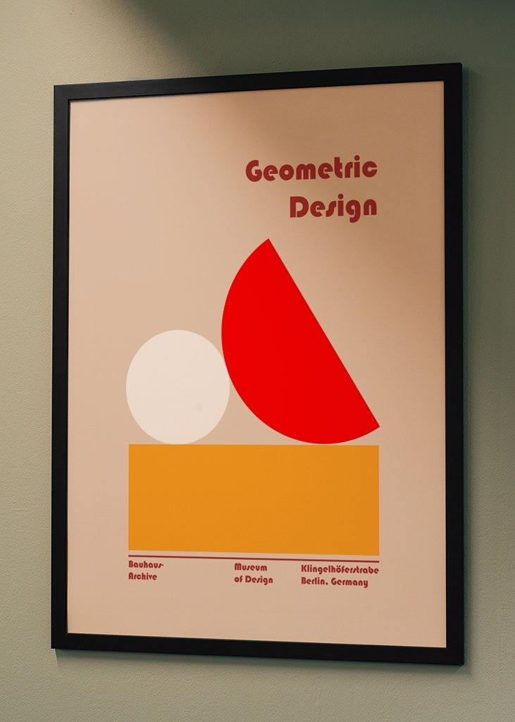 Geometrisk design Bauhaus