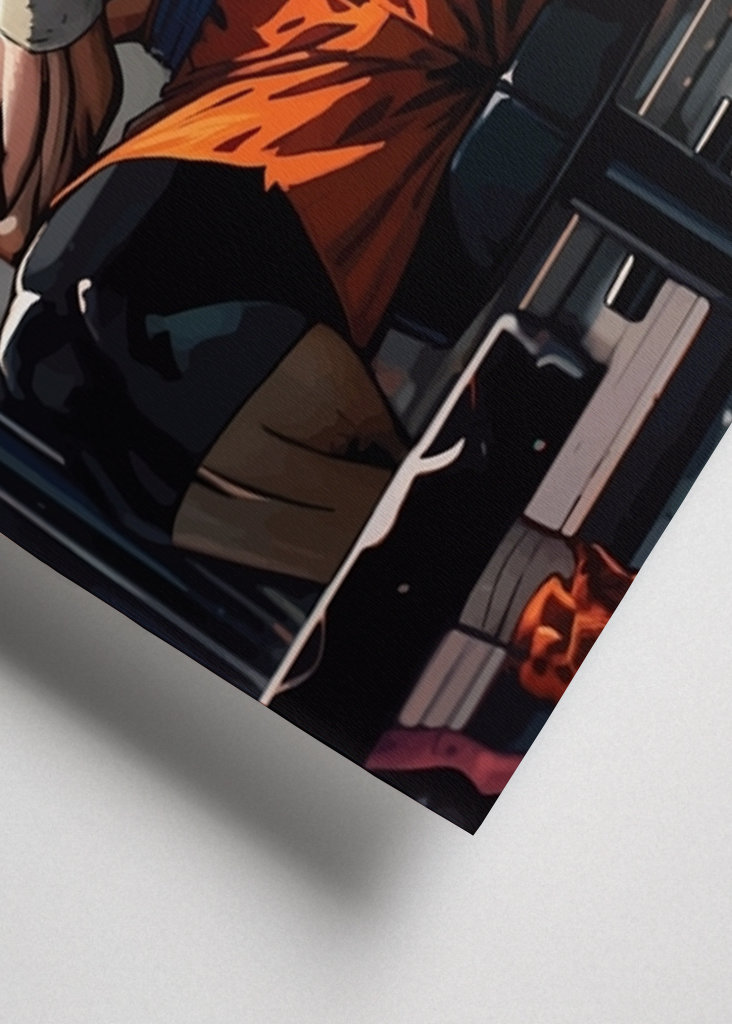 Son Goku im FITNESSSTUDIO 