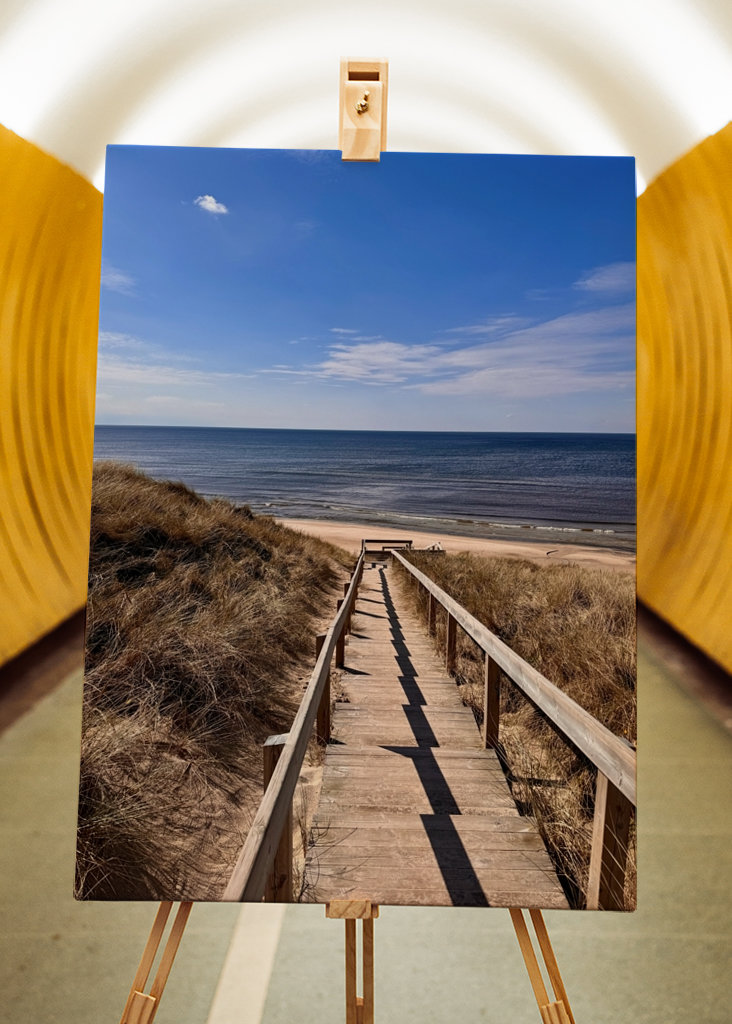 Trappor till stranden