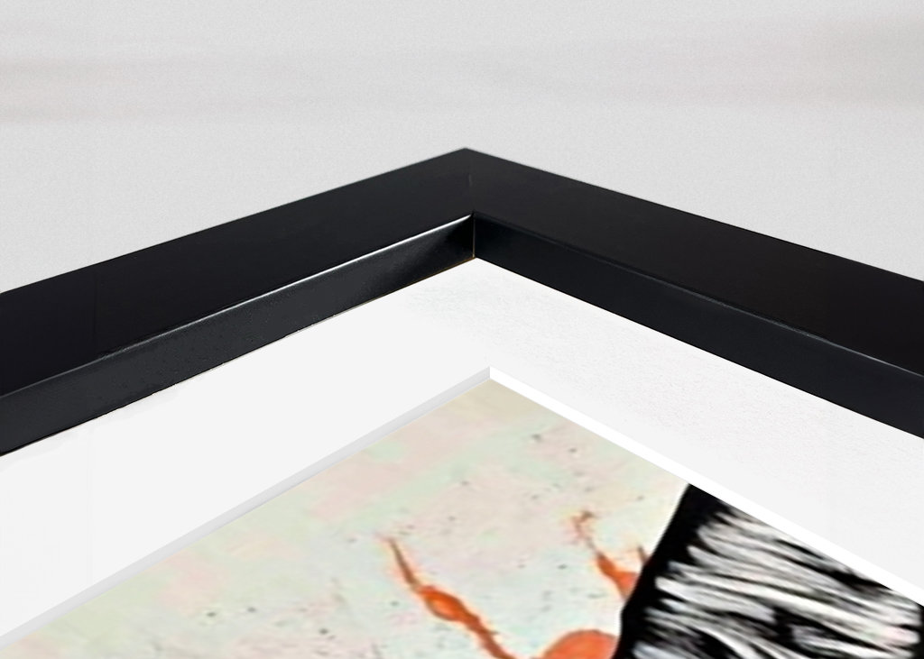 Woman with black cat