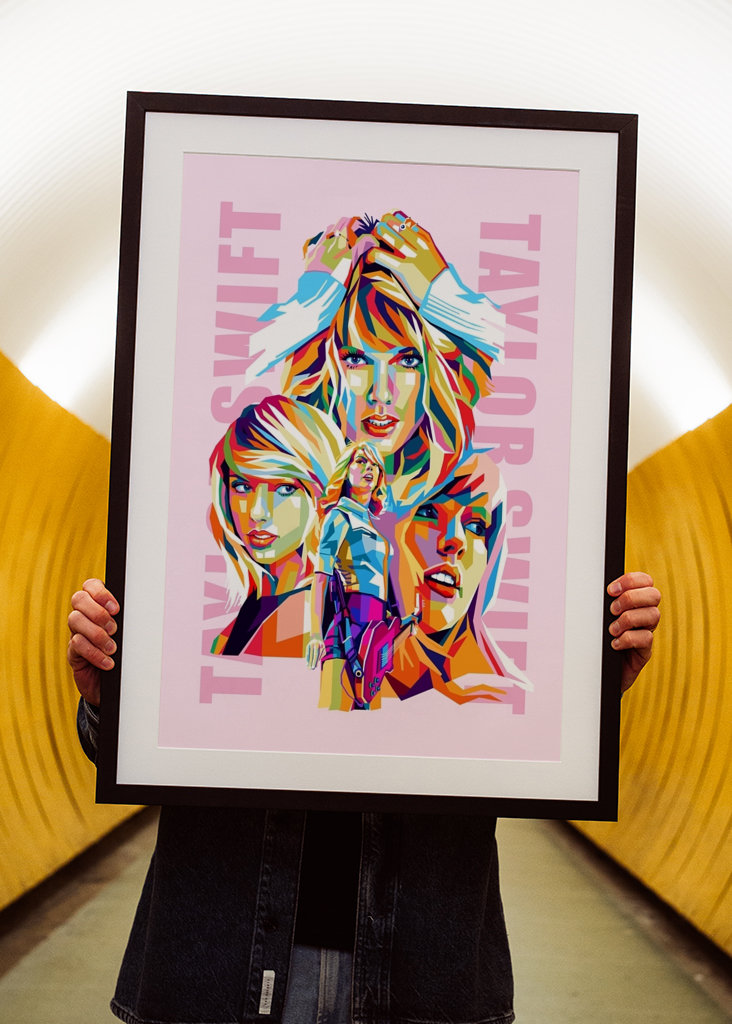 Taylor Swift Pop Art Style