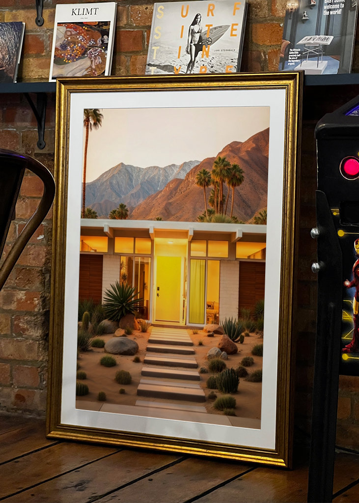 Solnedgang i midten af århundredet