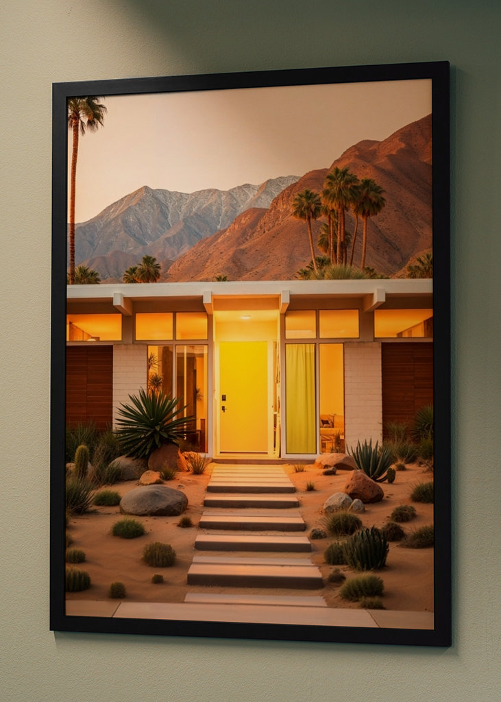 Solnedgang i midten af århundredet