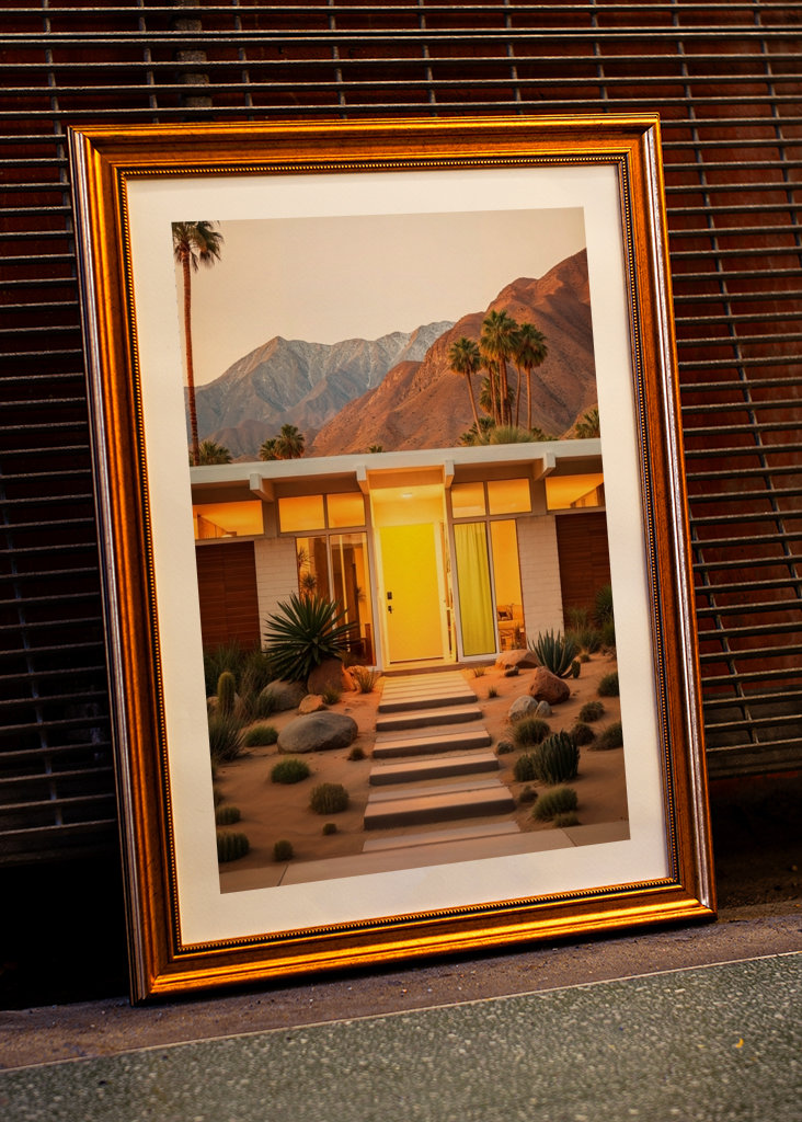 Solnedgang i midten af århundredet