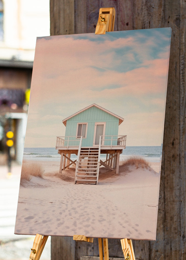 Plage du coucher de soleil du Pacifique