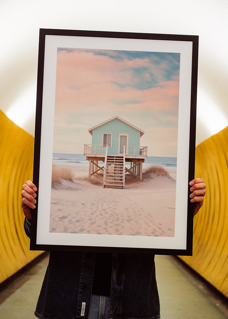 Plage du coucher de soleil du Pacifique