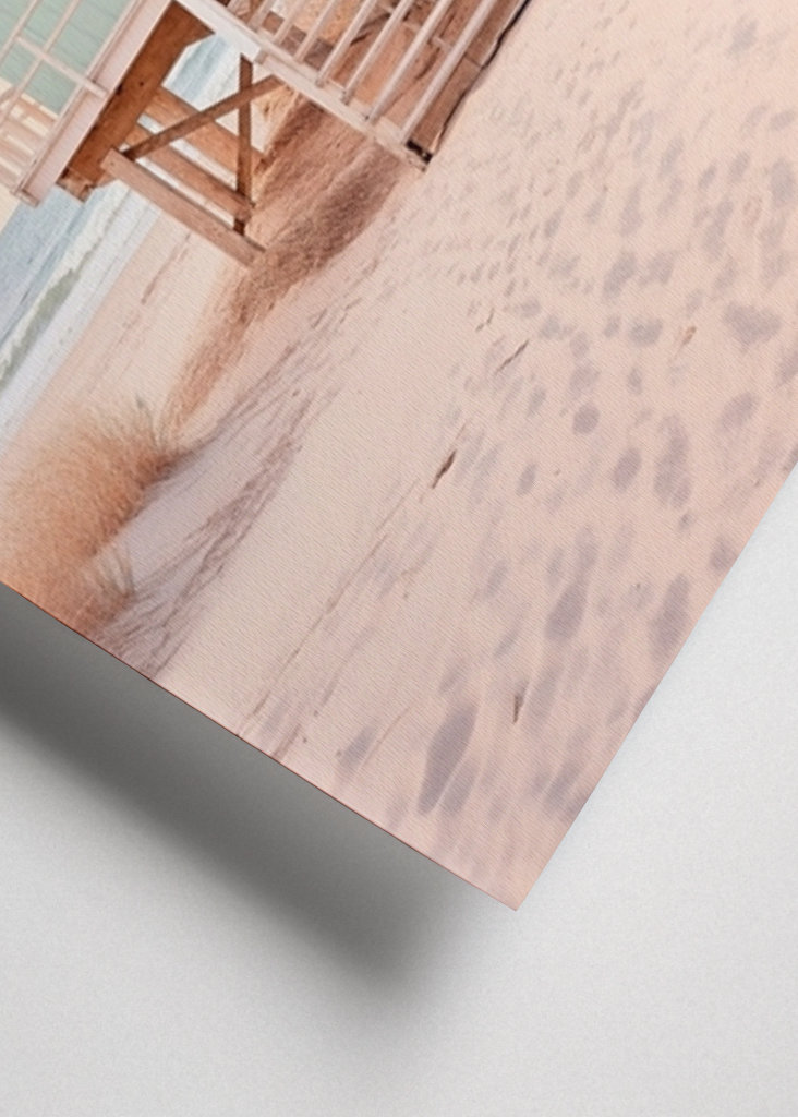 Plage du coucher de soleil du Pacifique