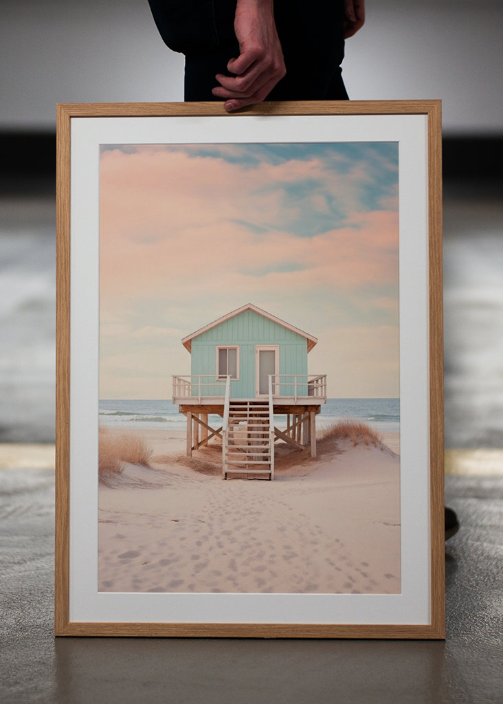 Plage du coucher de soleil du Pacifique
