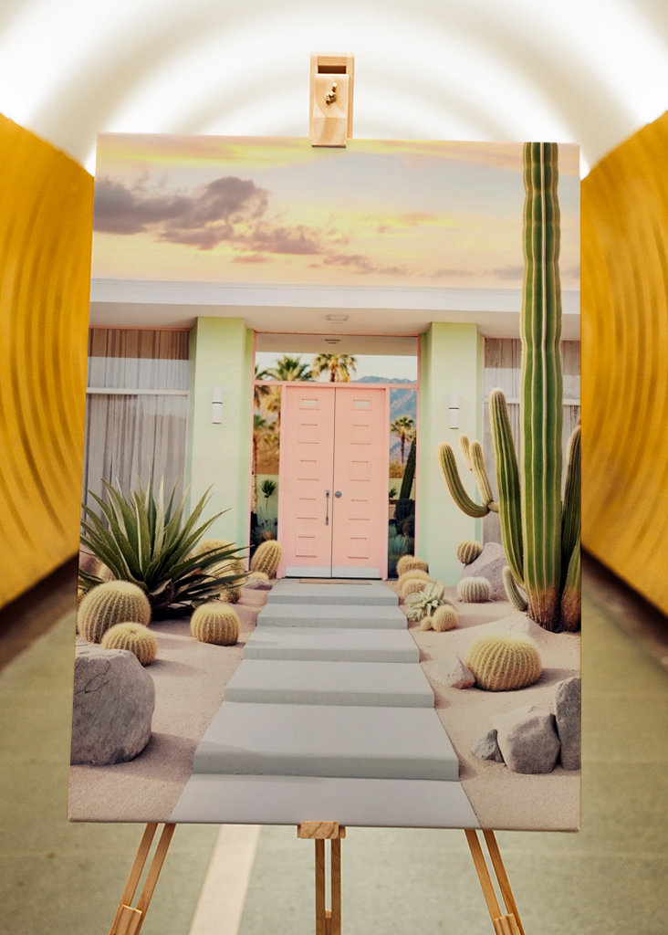 Slutningen af dagen i Palm Springs