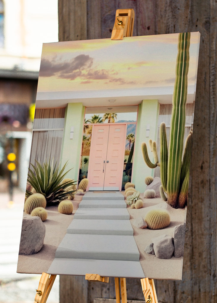 Slutningen af dagen i Palm Springs