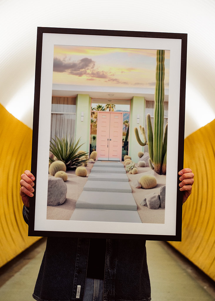 Slutningen af dagen i Palm Springs