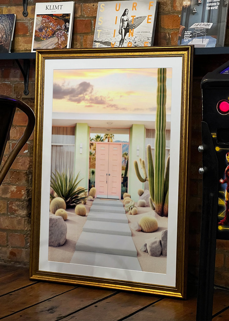 Slutningen af dagen i Palm Springs