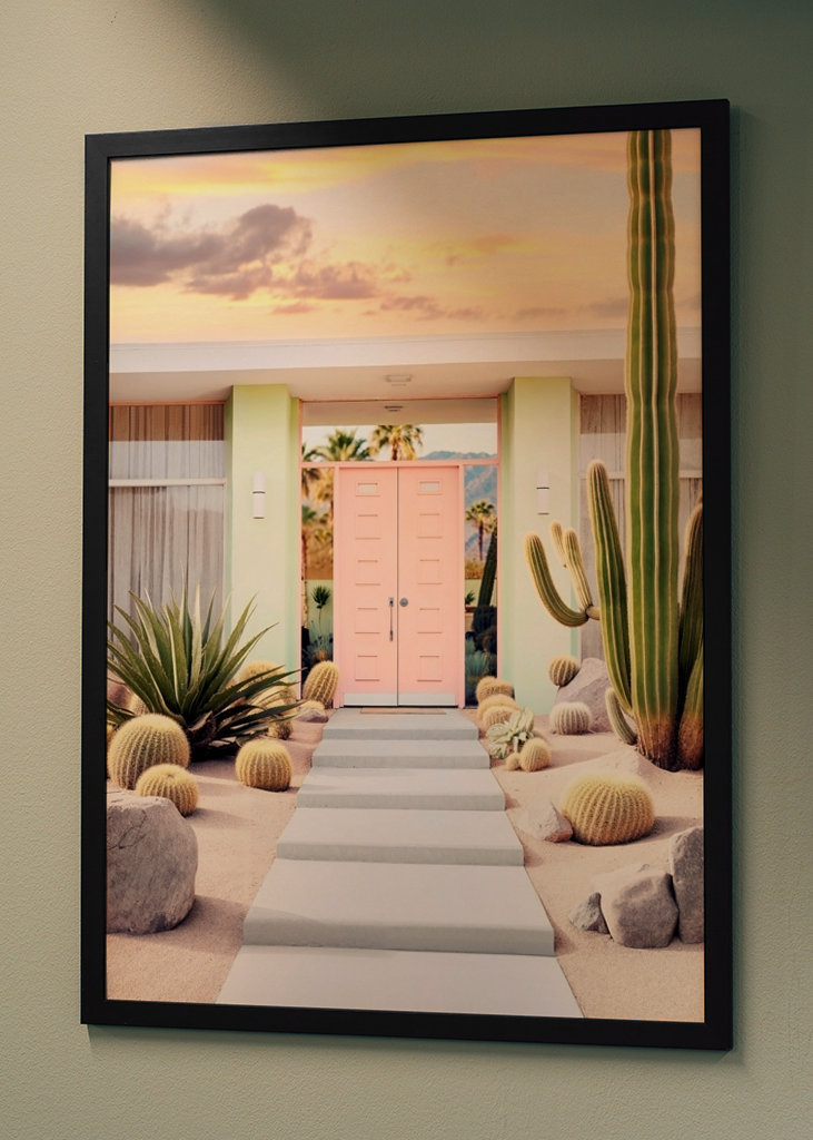 Slutningen af dagen i Palm Springs