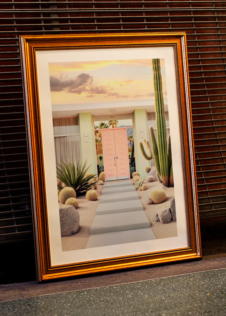 Slutningen af dagen i Palm Springs