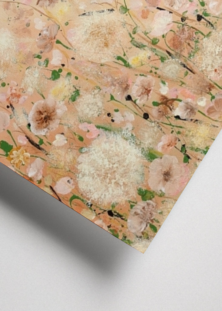 Květinová louka s hřejivým pocitem