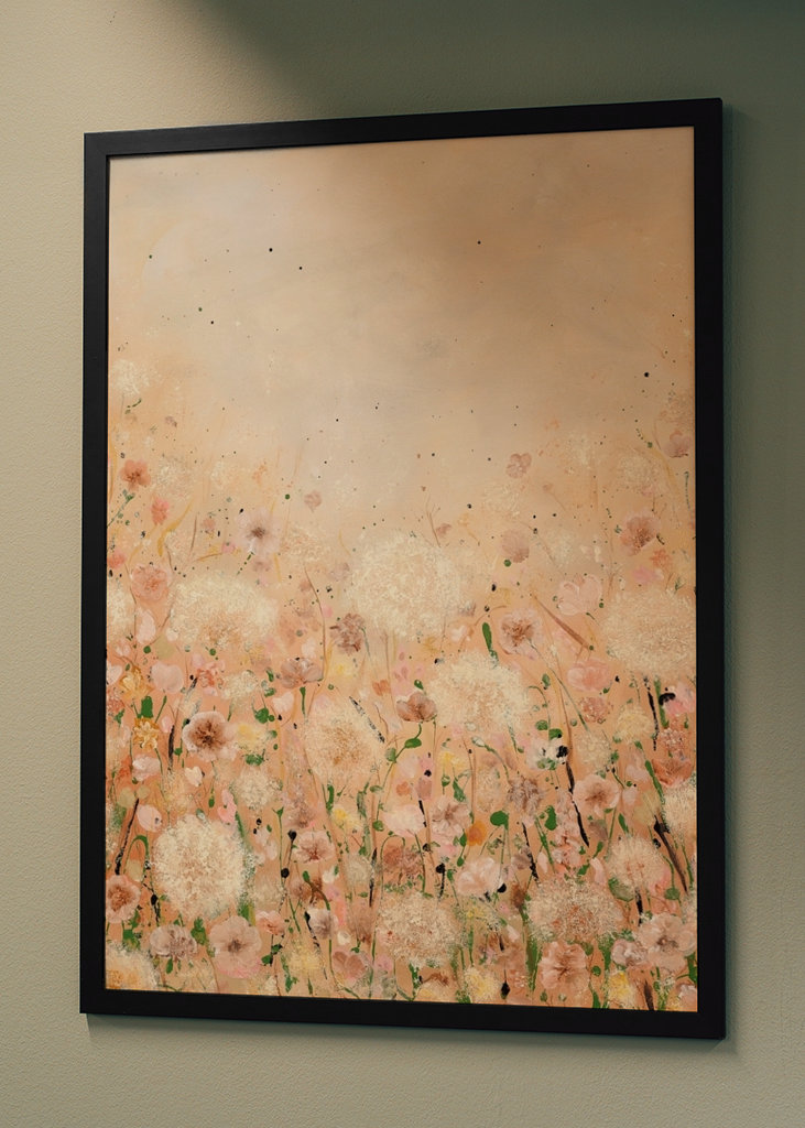 Květinová louka s hřejivým pocitem