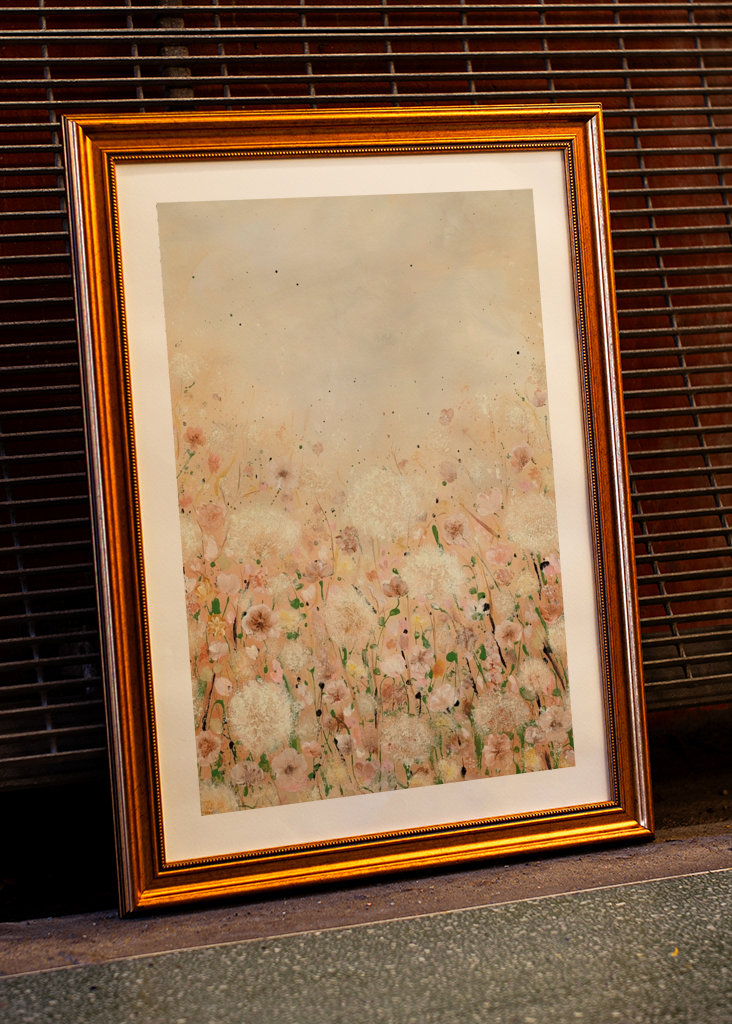 Květinová louka s hřejivým pocitem